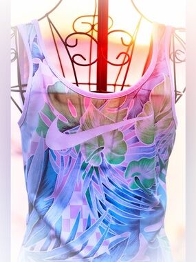 Nike Sportswear Tropical Floral Tank Dress